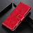 Handytasche Stand Schutzhülle Flip Leder Hülle L02 für Oppo F17 Pro Rot