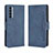 Handytasche Stand Schutzhülle Flip Leder Hülle L02 für Oppo Reno4 Pro 4G Blau