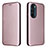 Handytasche Stand Schutzhülle Flip Leder Hülle L02Z für Motorola Moto Edge 30 Pro 5G Rosegold