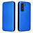 Handytasche Stand Schutzhülle Flip Leder Hülle L02Z für Motorola Moto G200 5G Blau