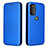 Handytasche Stand Schutzhülle Flip Leder Hülle L02Z für Motorola Moto G71 5G Blau