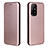 Handytasche Stand Schutzhülle Flip Leder Hülle L02Z für Oppo A94 5G Rosegold