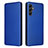 Handytasche Stand Schutzhülle Flip Leder Hülle L02Z für Samsung Galaxy A14 5G Blau