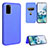 Handytasche Stand Schutzhülle Flip Leder Hülle L02Z für Samsung Galaxy S20 FE 4G Blau