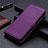 Handytasche Stand Schutzhülle Flip Leder Hülle L03 für Oppo A11s Violett