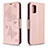 Handytasche Stand Schutzhülle Flip Leder Hülle L03 für Samsung Galaxy A31 Rosegold