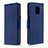 Handytasche Stand Schutzhülle Flip Leder Hülle L03 für Xiaomi Poco M2 Pro Blau