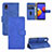 Handytasche Stand Schutzhülle Flip Leder Hülle L03Z für Samsung Galaxy A01 Core Blau