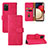 Handytasche Stand Schutzhülle Flip Leder Hülle L03Z für Samsung Galaxy A03s Pink