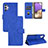 Handytasche Stand Schutzhülle Flip Leder Hülle L03Z für Samsung Galaxy A32 5G Blau