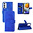 Handytasche Stand Schutzhülle Flip Leder Hülle L03Z für Samsung Galaxy F23 5G Blau