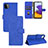 Handytasche Stand Schutzhülle Flip Leder Hülle L03Z für Samsung Galaxy F42 5G Blau