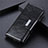 Handytasche Stand Schutzhülle Flip Leder Hülle L04 für OnePlus 8T 5G Schwarz