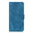 Handytasche Stand Schutzhülle Flip Leder Hülle L04 für Oppo A53s Blau