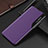 Handytasche Stand Schutzhülle Flip Leder Hülle L04 für Samsung Galaxy S21 5G Violett