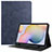 Handytasche Stand Schutzhülle Flip Leder Hülle L04 für Samsung Galaxy Tab S7 4G 11 SM-T875 Blau