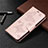 Handytasche Stand Schutzhülle Flip Leder Hülle L04 für Sony Xperia L4 Rosegold