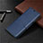 Handytasche Stand Schutzhülle Flip Leder Hülle L04 für Xiaomi Redmi Note 9 Pro Blau