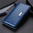 Handytasche Stand Schutzhülle Flip Leder Hülle L05 für Huawei Nova 8 SE 5G Blau