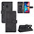 Handytasche Stand Schutzhülle Flip Leder Hülle L05Z für Samsung Galaxy A20 Schwarz