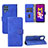 Handytasche Stand Schutzhülle Flip Leder Hülle L05Z für Samsung Galaxy M32 4G Blau