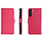 Handytasche Stand Schutzhülle Flip Leder Hülle L06 für Samsung Galaxy S22 Plus 5G Pink