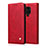 Handytasche Stand Schutzhülle Flip Leder Hülle L06 für Xiaomi Redmi Note 9 Pro Rot