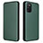 Handytasche Stand Schutzhülle Flip Leder Hülle L06Z für Samsung Galaxy A02s Grün