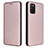 Handytasche Stand Schutzhülle Flip Leder Hülle L06Z für Samsung Galaxy A02s Rosegold