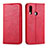 Handytasche Stand Schutzhülle Flip Leder Hülle L07 für Samsung Galaxy A20s Rot