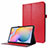 Handytasche Stand Schutzhülle Flip Leder Hülle L07 für Samsung Galaxy Tab S7 11 Wi-Fi SM-T870 Rot