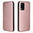 Handytasche Stand Schutzhülle Flip Leder Hülle L07Z für Realme 8 5G Rosegold