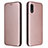 Handytasche Stand Schutzhülle Flip Leder Hülle L07Z für Samsung Galaxy A02 Rosegold