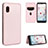 Handytasche Stand Schutzhülle Flip Leder Hülle L07Z für Samsung Galaxy A20 SC-02M SCV46 Rosegold