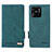 Handytasche Stand Schutzhülle Flip Leder Hülle L07Z für Xiaomi Redmi 10 Power Grün