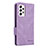 Handytasche Stand Schutzhülle Flip Leder Hülle L08Z für Samsung Galaxy A53 5G Violett