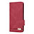 Handytasche Stand Schutzhülle Flip Leder Hülle L08Z für Samsung Galaxy S22 Plus 5G Rot