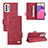 Handytasche Stand Schutzhülle Flip Leder Hülle L09Z für Samsung Galaxy A33 5G Rot