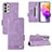 Handytasche Stand Schutzhülle Flip Leder Hülle L09Z für Samsung Galaxy A73 5G Violett