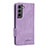 Handytasche Stand Schutzhülle Flip Leder Hülle L09Z für Samsung Galaxy S21 FE 5G Violett