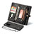 Handytasche Stand Schutzhülle Flip Leder Hülle L10 für Samsung Galaxy Note 20 Ultra 5G Schwarz