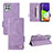 Handytasche Stand Schutzhülle Flip Leder Hülle L10Z für Samsung Galaxy A22 4G Violett