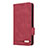 Handytasche Stand Schutzhülle Flip Leder Hülle L10Z für Samsung Galaxy A53 5G Rot