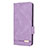 Handytasche Stand Schutzhülle Flip Leder Hülle L12Z für Samsung Galaxy A22 5G Violett