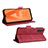 Handytasche Stand Schutzhülle Flip Leder Hülle L12Z für Samsung Galaxy M32 5G Rot