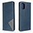 Handytasche Stand Schutzhülle Flip Leder Hülle L18 für Samsung Galaxy A71 4G A715 Blau