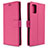 Handytasche Stand Schutzhülle Flip Leder Hülle L22 für Samsung Galaxy A71 5G Pink