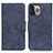 Handytasche Stand Schutzhülle Flip Leder Hülle L27 für Apple iPhone 13 Pro Max Blau