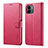 Handytasche Stand Schutzhülle Flip Leder Hülle LC1 für Xiaomi Redmi A2 Pink