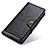 Handytasche Stand Schutzhülle Flip Leder Hülle M01L für Motorola Moto G41 Schwarz